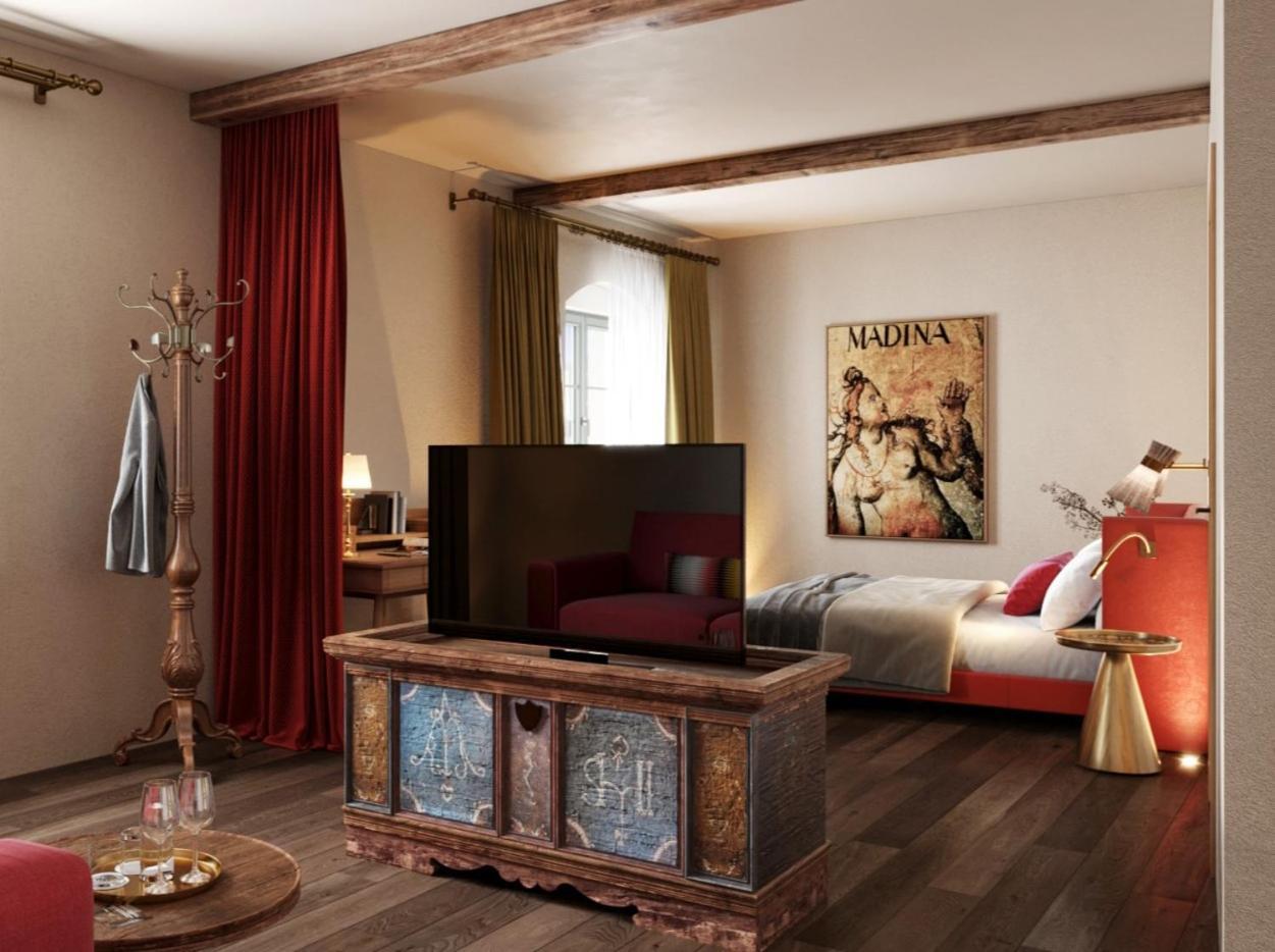 Langenmantel Historic Suites Tramin an der Weinstraße Buitenkant foto