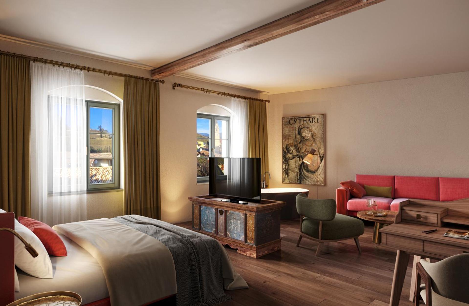 Langenmantel Historic Suites Tramin an der Weinstraße Buitenkant foto